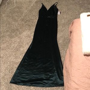 Forest Green Bridesmaid dress